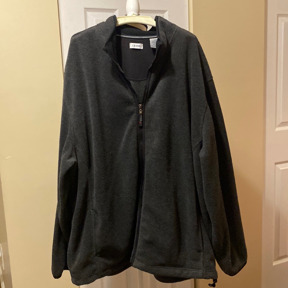 ❤️❤️Izod Performance X full zipper fleece jacket - size XXL like new !